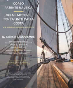 CORSO PATENTE NAUTICA 2019/2020: APERTE LE ISCRIZIONI!
