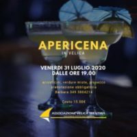 VENERDI’ 31 LUGLIO – APERICENA IN VELICA: BELLO ESSERCI!!!!!!!!!!!!!!