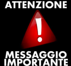 ATTENZIONE: PROSSIMO FINE SETTIMANA, SERVIZIO RISTORAZIONE NON GARANTITO